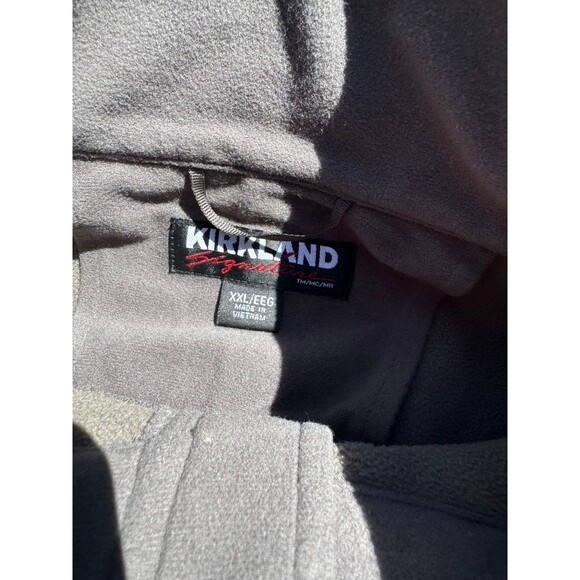 Kirkland Signature Men's Softshell Water Resistance Jacket Gray size 2xl xxl 2x - Picture 5 of 7